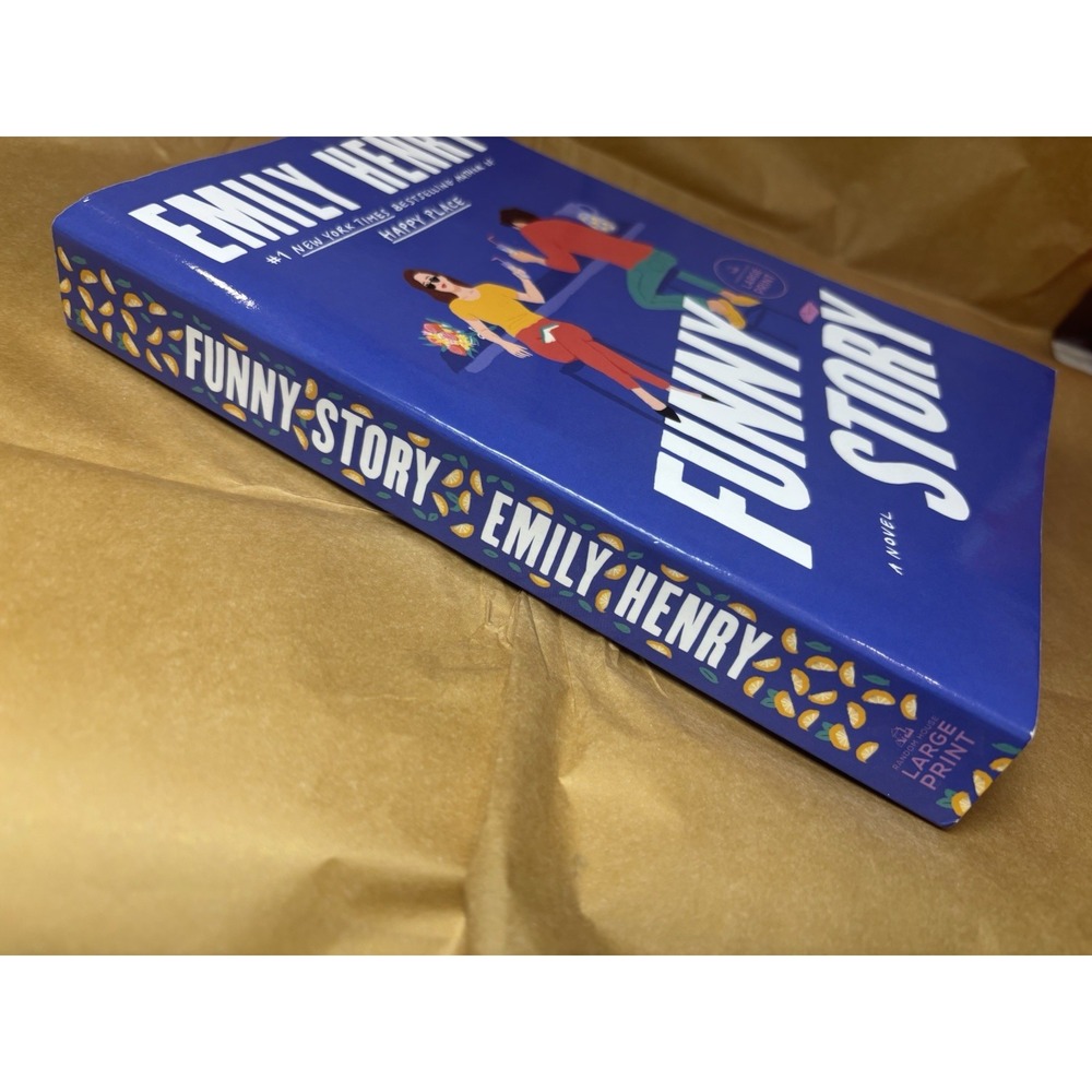 Emily Henry Funny Story Hardcover Novel Large Print Large Type Edition - Picture 2 of 8